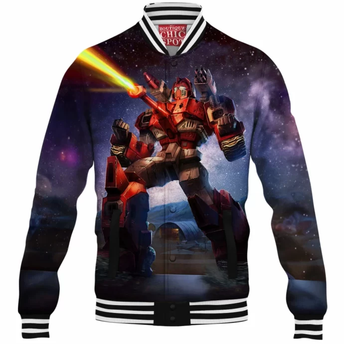 Warpath Transformers Baseball Jacket