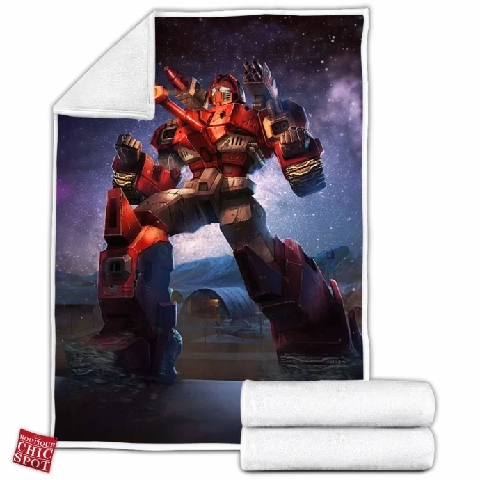 Warpath Transformers Fleece Blanket