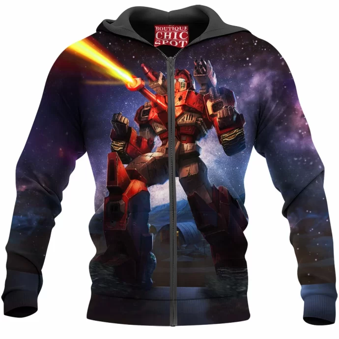 Warpath Transformers Zip Hoodie