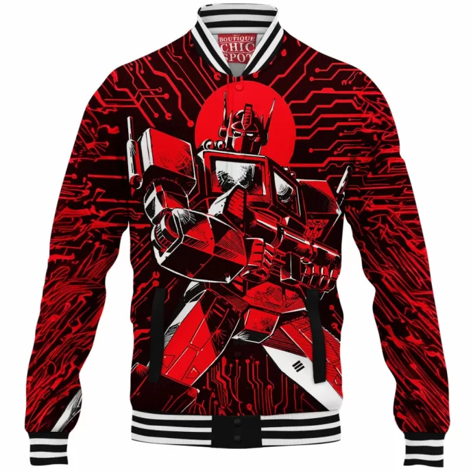 Optimus Prime Baseball Jacket