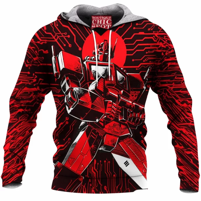 Optimus Prime Fleece Hoodie