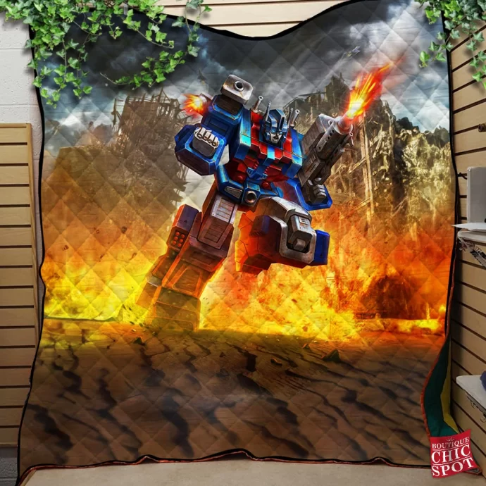 Magnus Transformers Quilt Blanket