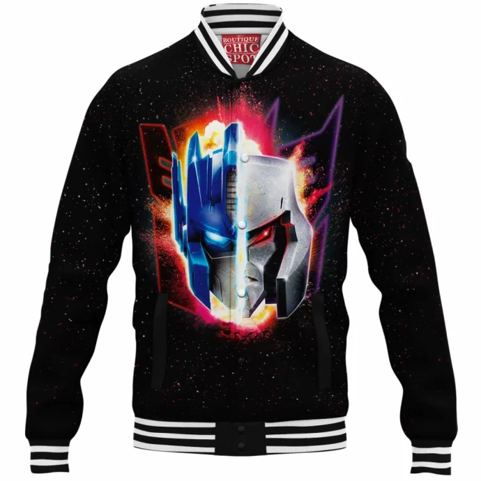 Optimus Prime Megatron Baseball Jacket