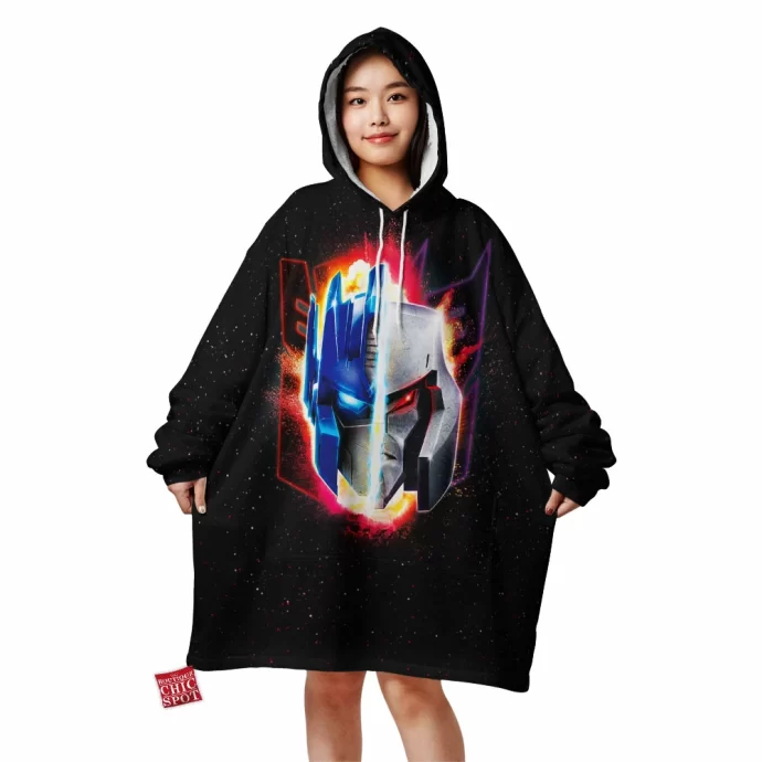 Optimus Prime Megatron Blanket Hoodie