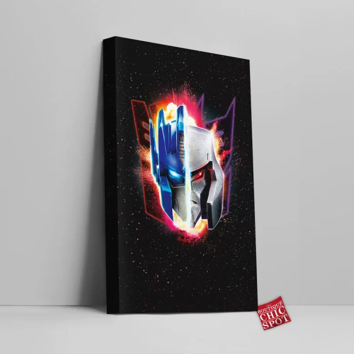 Optimus Prime Megatron Canvas Wall Art