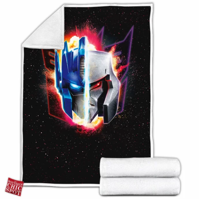 Optimus Prime Megatron Fleece Blanket