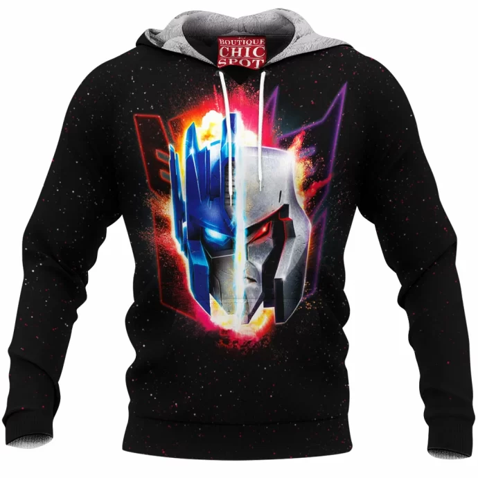 Optimus Prime Megatron Fleece Hoodie