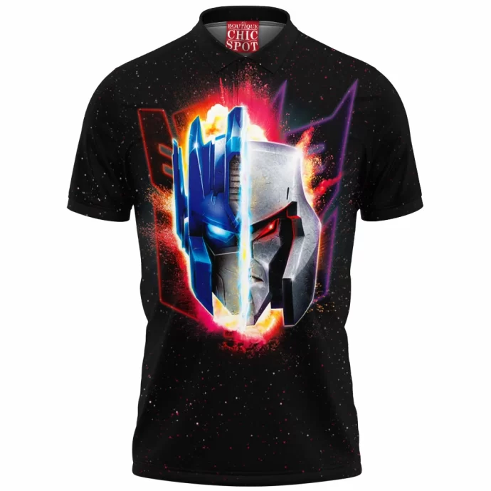 Optimus Prime Megatron Polo Shirt