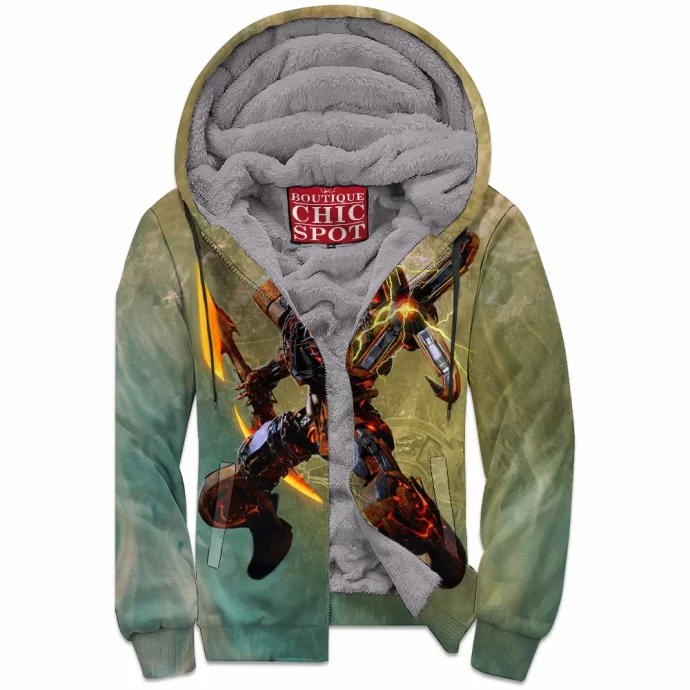 Transformers Scourge Zip Fleece Hoodie