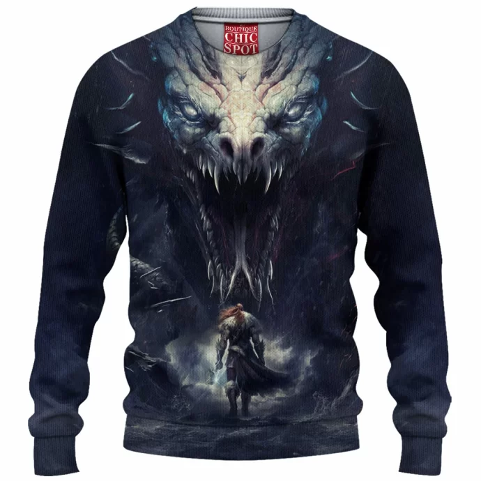 Thor Jormungr Knitted Sweater