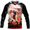 Game Fleece-Hoodie, Geralt of Rivia Fleece-Hoodie, The Witcher Fleece-Hoodie, Fantasy Fleece-Hoodie