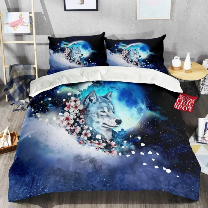 Wolf Sakura Bedding Set