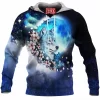 Wolf Fleece-Hoodie