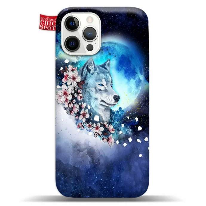 Wolf Sakura Phone Case Iphone