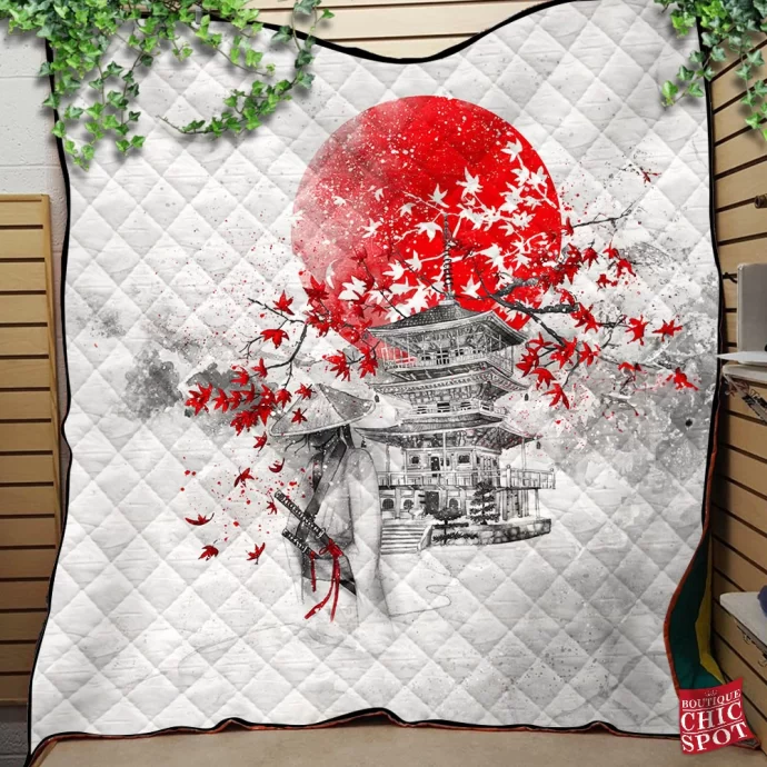 Samurai Quilt Blanket