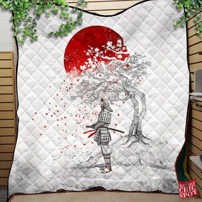 Samurai Quilt Blanket