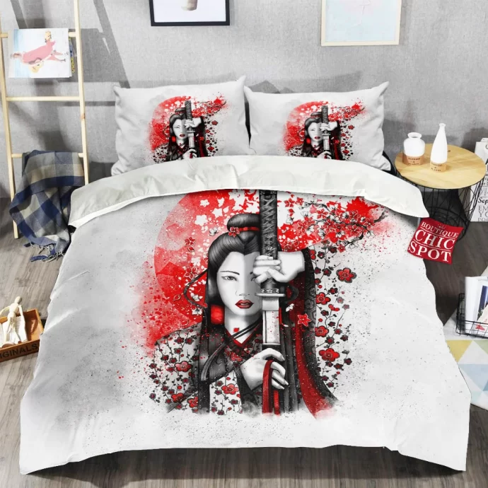 Beauty Samurai Bedding Set