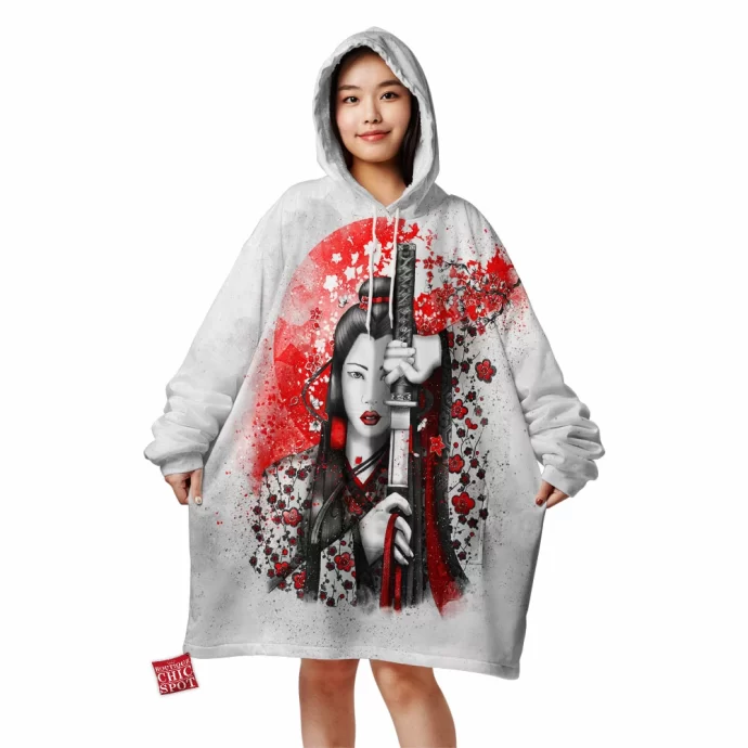 Beauty Samurai Blanket Hoodie