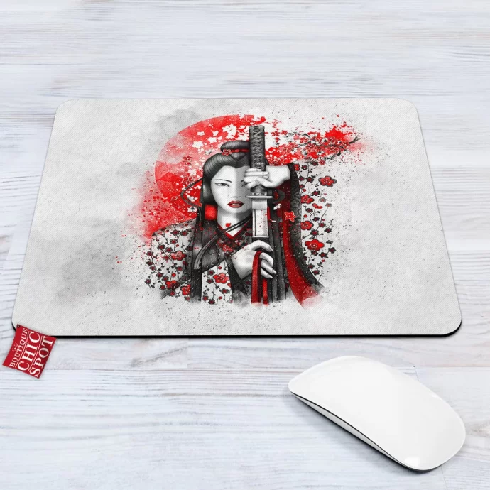 Beauty Samurai Mouse Pad