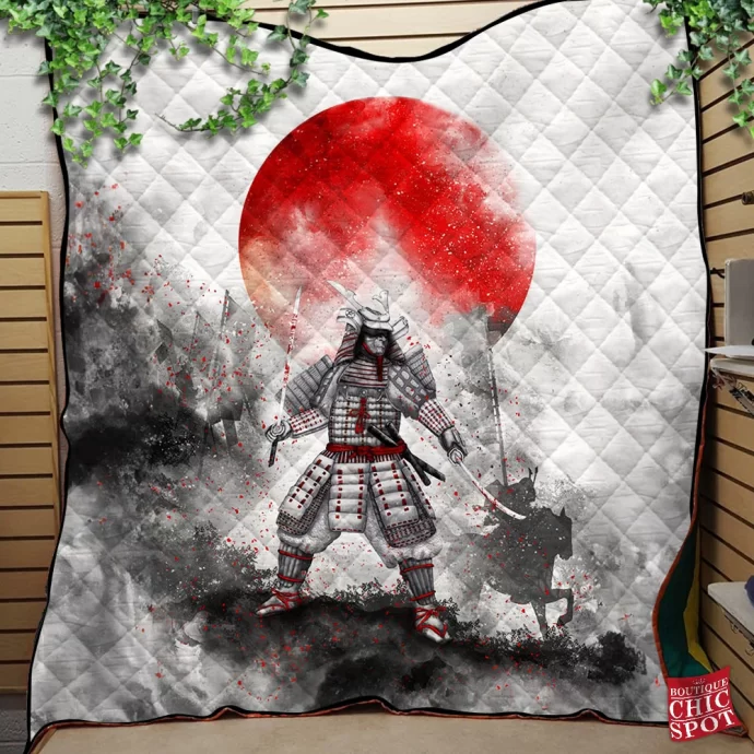 Samurai Quilt Blanket