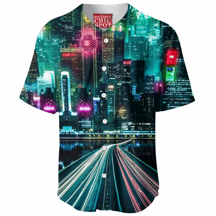 Neon City Baseball Jersey