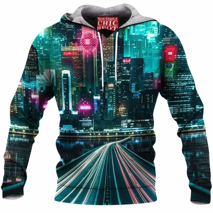 Neon City Fleece Hoodie