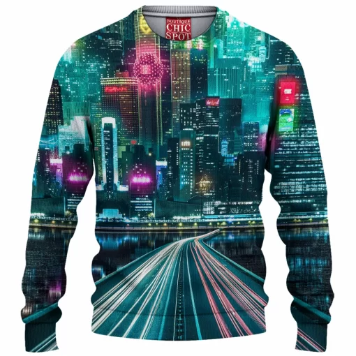 Neon City Knitted Sweater