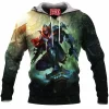 Game Fleece-Hoodie, League of Legends Fleece-Hoodie, Zed Fleece-Hoodie