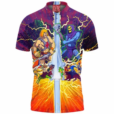 Animation Polo Shirt, He-man Polo Shirt, Masters Of The Universe Polo Shirt