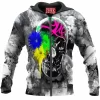 Skull Zip-Hoodie