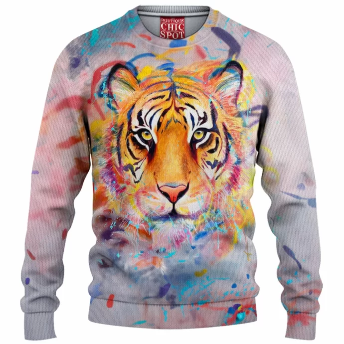 Tiger Eyes Knitted Sweater