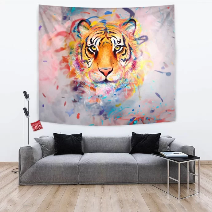 Tiger Eyes Tapestry