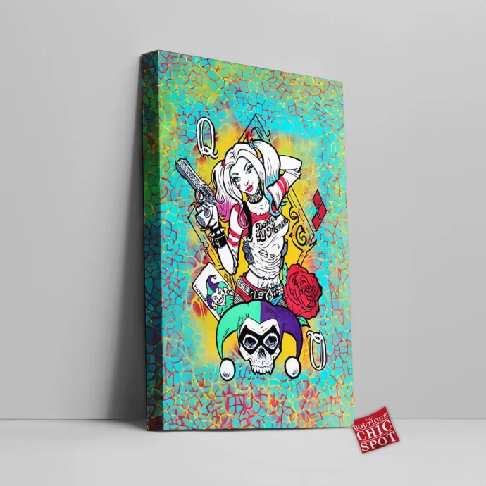 Harley Quinn Canvas Wall Art