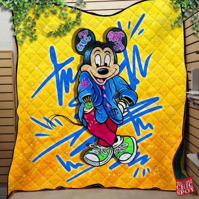 Mickey Mouse Quilt Blanket