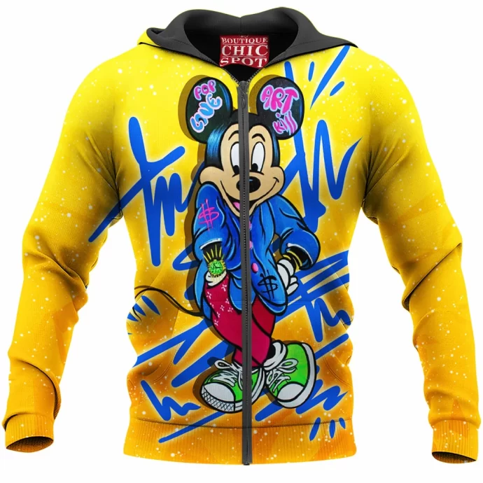 Mickey Mouse Zip Hoodie