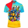 Comic Polo Shirt, X-men Polo Shirt