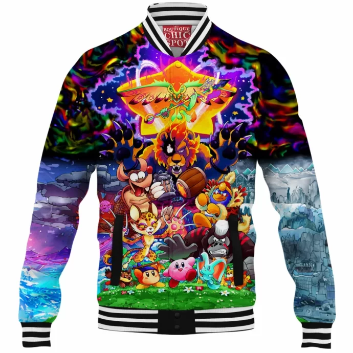 Kirby VS. The Beast Baseball Jacket