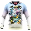 Anime Fleece-Hoodie, Pokemon Fleece-Hoodie