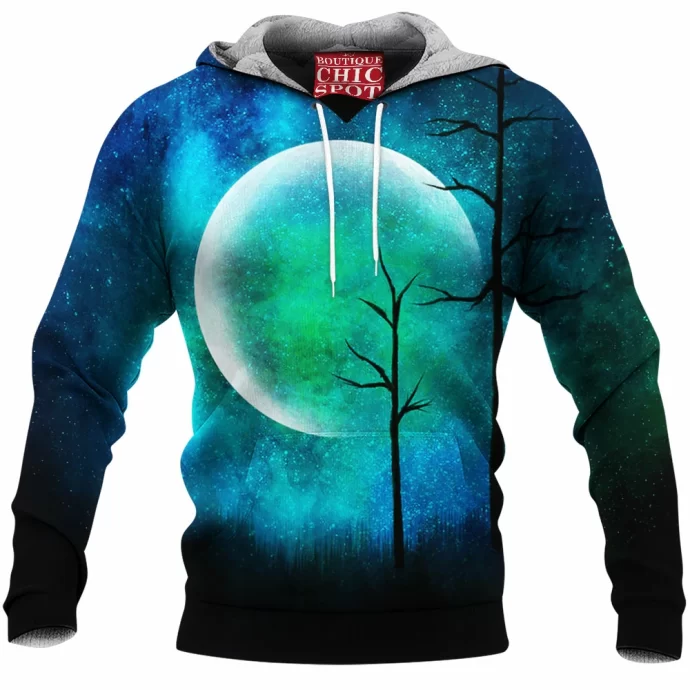 Crescent Moon Fleece Hoodie