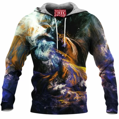 Abstract Fleece-Hoodie