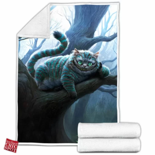 Alice Cheshire Cat Fleece Blanket