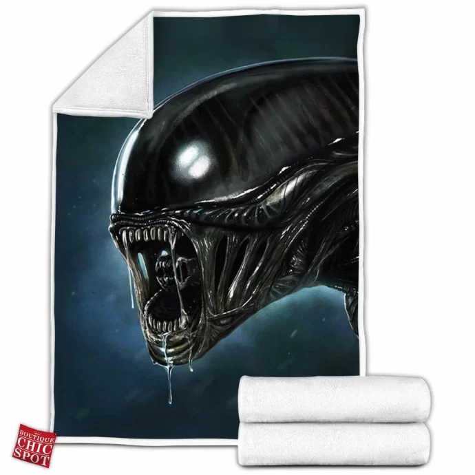 Alien Fleece Blanket