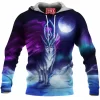 Wolf Fleece-Hoodie