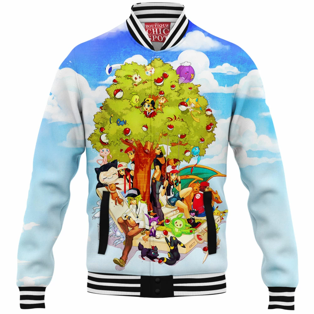 Anime Baseball-Jacket, Pokemon Baseball-Jacket 1 D HANG Boutique 1656 Baseball Jacket