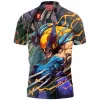 Comic Polo Shirt, Wolverine Polo Shirt, X-men Polo Shirt