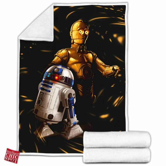 Droids Fleece Blanket