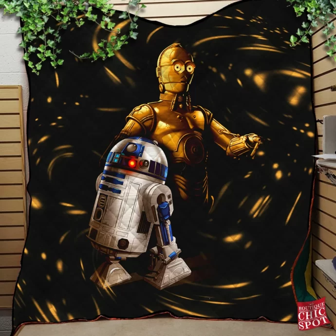 Droids Quilt Blanket