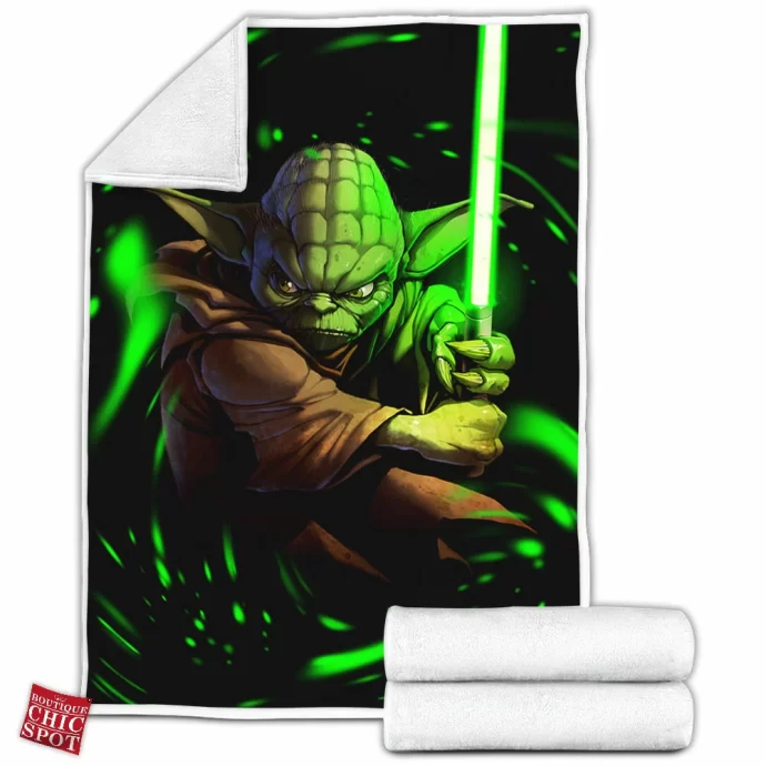 Yoda Fleece Blanket