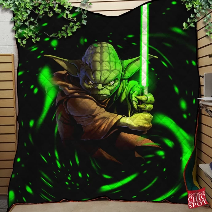 Yoda Quilt Blanket