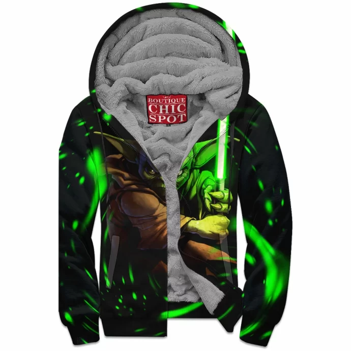 Yoda Zip Fleece Hoodie